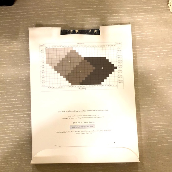 Calvin Klein Lacy Vertical net sheer to waist tight - Picture 2 of 7